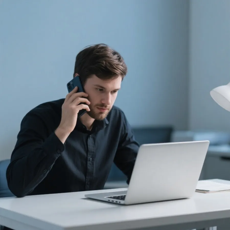 移动端与在线支持协助示意图